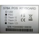 POS-клавиатура HENG YU S78A PS/2 белая (без кабеля!) - Таганрог